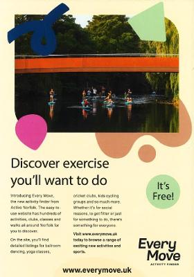 Discover exercise you'll want to do (flyer)