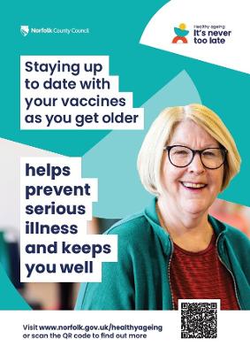 Healthy Ageing: vaccines protect your health (A4 poster)