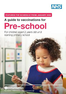 A guide to vaccinations for pre-school (A5 booklet)