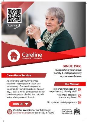 Community careline service (A5 flyer)