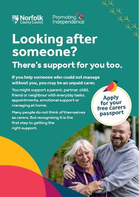 Looking after someone? (A5 flyer)