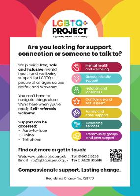 LGBTQ+ Project A4 poster